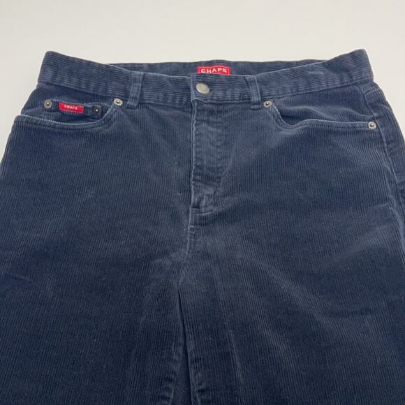 CHAPS Women’s 6 Black Corduroy Bootcut Jeans - Picture 1 of 3